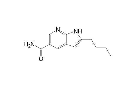 2-(Butyl)-1H-pyrrolo[2,3-b]pyridine-5-carboxamide