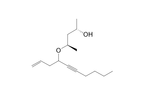 rei-(4(R,S)-1'R,3'S)-4-(3'-Hydroxy-1'-methylbutoxy)-1-decen-5-yne isomer