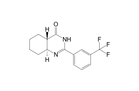 trans-(4aS,8aS)-2-[3-(trifluoromethyl)phenyl]-4a,5,6,7,8,8a-hexahydro-3H-quinazolin-4-one