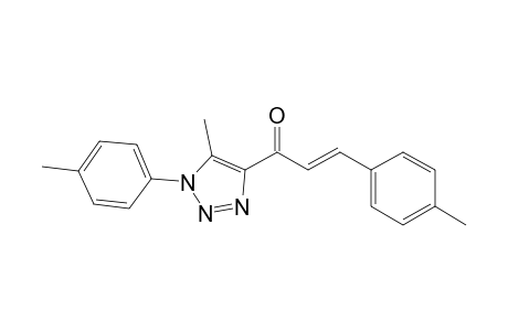 (E)-1-(5-methyl-1-p-tolyl-1H-1,2,3-triazol-4-yl)-3-p-tolylprop-2-en-1-one