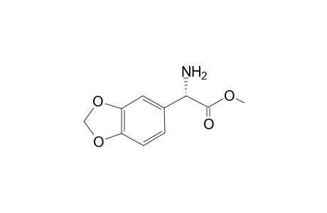 (2S)-2-amino-2-(1,3-benzodioxol-5-yl)acetic acid methyl ester