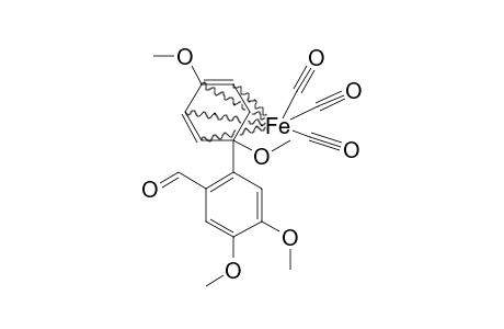 (+/-)-TRICARBONYL-[(1,2,3,4-ETA)-5-ALPHA-(2'-FORMYL-4',5'-DIMETHOXYPHENYL)-2,5-BETA-DIMETHOXY-1,3-CYCLOHEXADIENE]-IRON-(0)