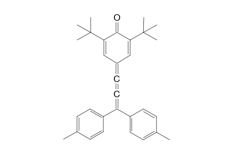 2,6-Di-tert-butyl-4-{3,3-bis[4-methylphenyl]propadienylidene}-2,5-cyclohexadien-1-one (Quinopropadiene)