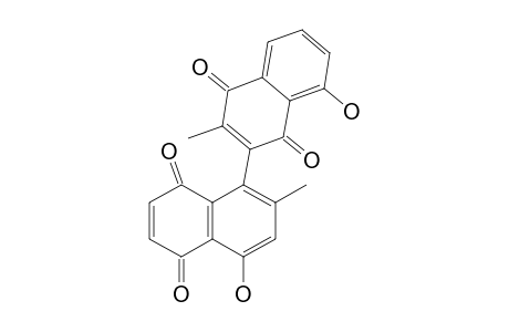 HABIBONE;5,5'-DIHYDROXY-2,7'-DIMETHYL-3,8'-BINAPHTHALENE-1,1',4,4'-TETRONE