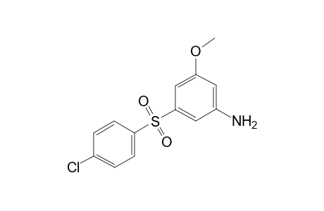 Benzenamine, 3-[(4-chlorophenyl)sulfonyl]-5-methoxy-