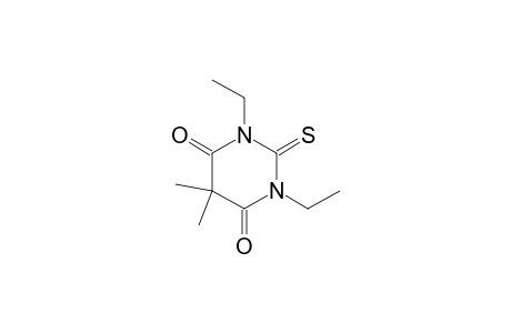 1,3-Diethyl-5,5-dimethyl-2-sulfanylidene-1,3-diazinane-4,6-dione