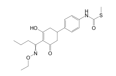 Carbamothioic acid, [4-[4-[1-(ethoxyimino)butyl]-3-hydroxy-5-oxo-3-cyclohexen-1-yl]phenyl ]-, S-methyl ester]-, S-Methyl ester