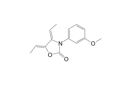 N-(3'-Methoxyphenyl)-(4Z,5Z)-diethylidene-1,3-oxazolidin-2-one