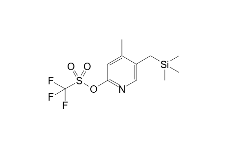 4-methyl-5-((trimethylsilyl)methyl)pyridin-2-yl trifluoromethanesulfonate