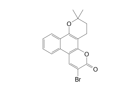7-Bromo-2,2-dimethyl-3,4-dihydro-2H-benzo[f]pyrano[2,3-h]chromen-6-one