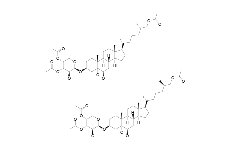 CARIJOSIDE-A;3-BETA-O-(3',4'-DI-O-ACETYL-BETA-D-ARABINOPYRANOSYL)-25-XI-CHOLESTANE-3-BETA,5-ALPHA,6-BETA,26-TETRAOL-26-ACETATE