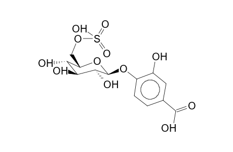 4-Carboxy-2-hydroxybenzyl)-b-d-glucopyranoside-6-sulfate