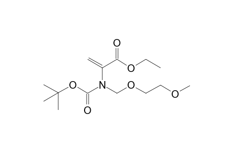 Ethyl 2-(tert-butoxycarbonyl((2-methoxyethoxy)methyl)amino)acrylate