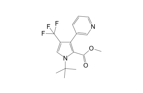 Methyl 1-tert-Butyl-4(3)-trifluoromethyl-3(4)-(3-pyridyl)pyrrole-2-carboxylate