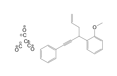Tricarbonyl-{1-[1'-(2"-propenyl)-3'-phenylpropargyl]-2-methoxyphenyl]-chromium