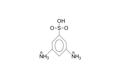 3,5-Diammonio-benzenesulfonic acid, dication