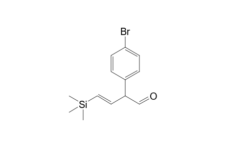 (E)-2-(4-bromophenyl)-4-trimethylsilyl-3-butenal