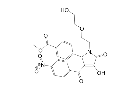 methyl 4-[4-hydroxy-1-[2-(2-hydroxyethoxy)ethyl]-3-(4-nitrobenzoyl)-5-oxo-2,5-dihydro-1H-pyrrol-2-yl]benzoate