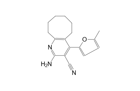 2-amino-4-(5-methyl-2-furyl)-5,6,7,8,9,10-hexahydrocycloocta[b]pyridine-3-carbonitrile