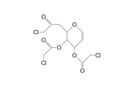 3,4-Di-(O-chloroacetyl)-6-chloroacetyl-6-deoxy-D-galactal