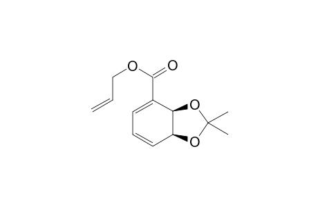 (+)-Allyl (3aR,7aS)-2,2-dimethyl-3a,7a-dihydrobenzo[d][1,3]-dioxole-4-carboxylate