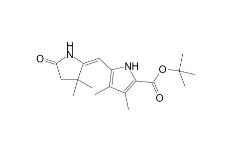 tert-Butyl ester of (E)-1,3,4,5-tetrahydro-3,3,3',4'-tetramethyl-5-oxo-2,2'-pyrromethene-5'-carboxylic acid