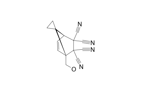 1-HYDROXYMETHYLSPIRO-(BICYCLO-[2.2.1]-HEPT-5-ENE-7,1'-CYCLOPROPANE)-2,2,3,3-TETRACARBONITRILE