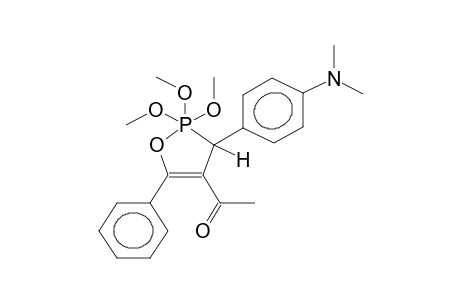 2,2,2-TRIMETHOXY-3-(4-DIMETHYLAMINO)PHENYL-4-ACETYL-5-PHENYL-1,2-OXAPHOSPHOL-4-ENE