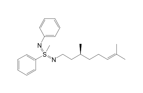 [(3S)-3,7-dimethyloct-6-enyl]imino-methyl-phenyl-phenylimino-lambda6-sulfane