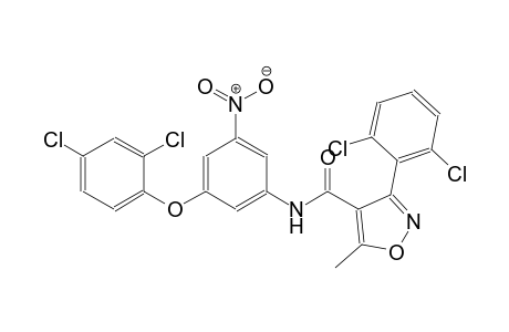 N-[3-(2,4-dichlorophenoxy)-5-nitrophenyl]-3-(2,6-dichlorophenyl)-5-methyl-4-isoxazolecarboxamide