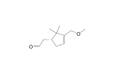 2-[(1R)-3-(methoxymethyl)-2,2-dimethyl-1-cyclopent-3-enyl]acetaldehyde
