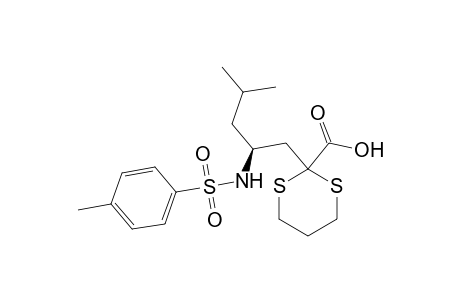 (S)-1-(2-Carboxy-1,3-dithian-2-yl)-2-(4-methylbenzenesulfonamido)-4-methylpentane