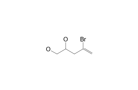4-bromopent-4-ene-1,2-diol