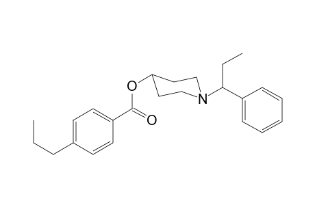 1-(1-Phenylpropyl)piperidin-4-yl 4-propyl benzoate