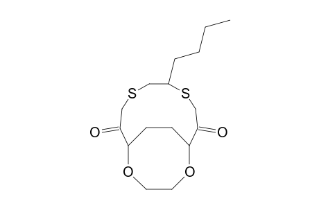 8-Butyl-1,4-tetramethylene-1,4-dioxa-7,10-dithiacyclododecane-5-12-dione