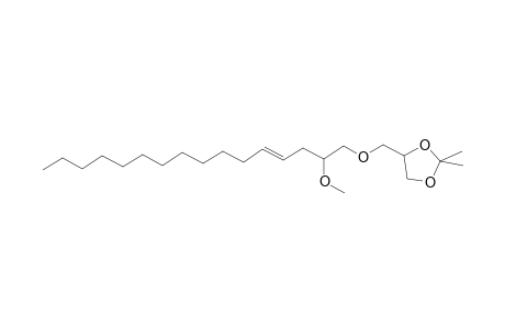 1,3-Dioxolane, 4-[[(2-methoxy-4-hexadecenyl)oxy]methyl]-2,2-dimethyl-