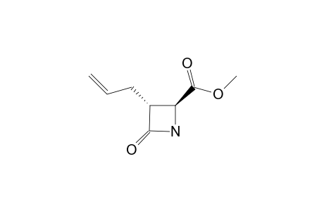 Methyl (2S,3R)-3-Allyl-4-oxoazetidine-2-carboxylate