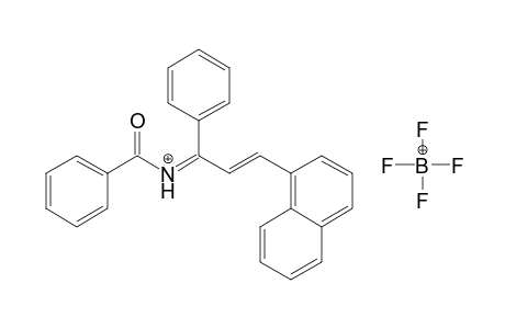 6-(.alpha.-Naphthyl)-2,4-diphenyl-1-oxa-3-azoniahexatriene - tetrafluoroborate