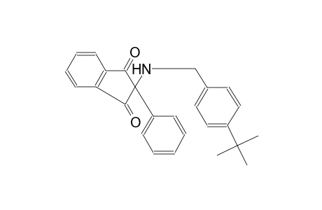1H-indene-1,3(2H)-dione, 2-[[[4-(1,1-dimethylethyl)phenyl]methyl]amino]-2-phenyl-