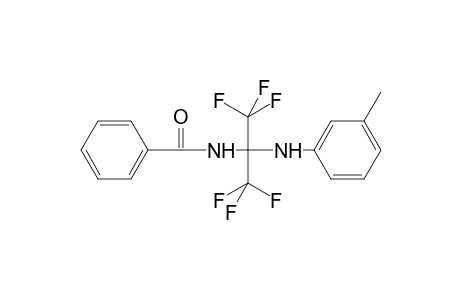 Benzamide, N-[2,2,2-trifluoro-1-[(3-methylphenyl)amino]-1-(trifluoromethyl)ethyl]-