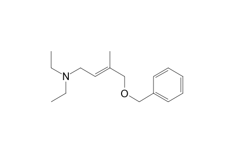 (E)-4-benzyloxy-N,N-diethyl-3-methyl-but-2-en-1-amine