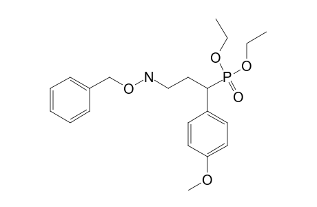 DIETHYL-3-(BENZYLOXYAMINO)-1-(4-METHOXYPHENYL)-PROPYLPHOSPHONATE