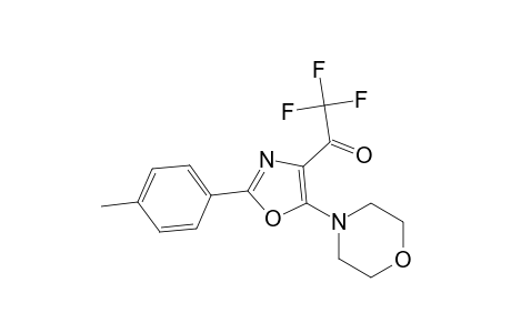 Ethanone, 2,2,2-trifluoro-1-[2-(4-methylphenyl)-5-(4-morpholinyl)-4-oxazolyl]-