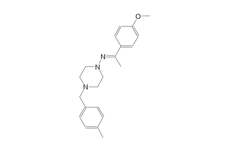 N-[(E)-1-(4-methoxyphenyl)ethylidene]-4-(4-methylbenzyl)-1-piperazinamine