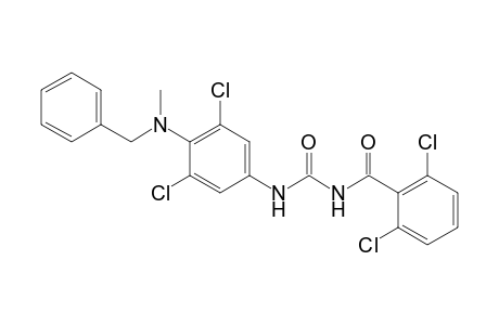 Benzamide, 2,6-dichloro-N-[[[3,5-dichloro-4-[methyl(phenylmethyl)amino]phenyl]amino]carbonyl]-