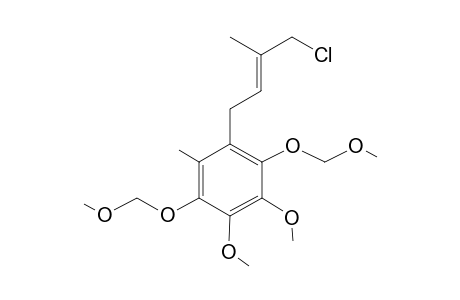1-[(E)-4-chloranyl-3-methyl-but-2-enyl]-3,4-dimethoxy-2,5-bis(methoxymethoxy)-6-methyl-benzene