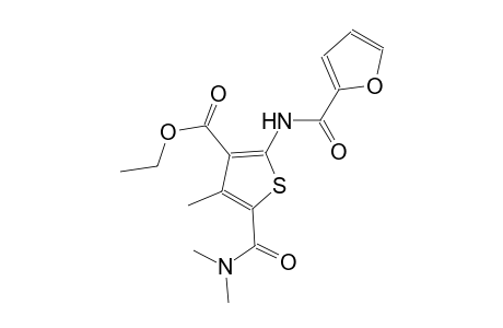ethyl 5-[(dimethylamino)carbonyl]-2-(2-furoylamino)-4-methyl-3-thiophenecarboxylate