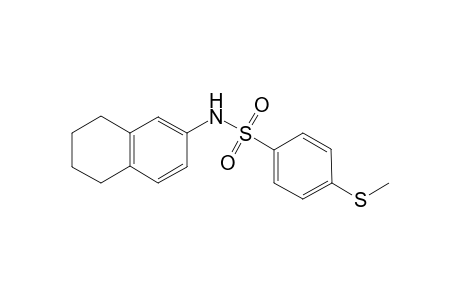 4-(methylsulfanyl)-N-(5,6,7,8-tetrahydronaphthalen-2-yl)benzene-1-sulfonamide
