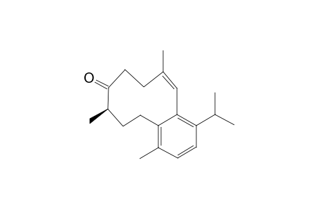 (4R,8Z)-4,8,14-trimethyl-11-propan-2-ylbicyclo[8.4.0]tetradeca-1(14),8,10,12-tetraen-5-one