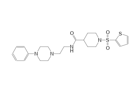 N-[2-(4-phenyl-1-piperazinyl)ethyl]-1-(2-thienylsulfonyl)-4-piperidinecarboxamide